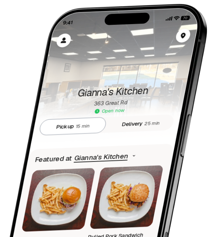 Gianna's Kitchen app preview