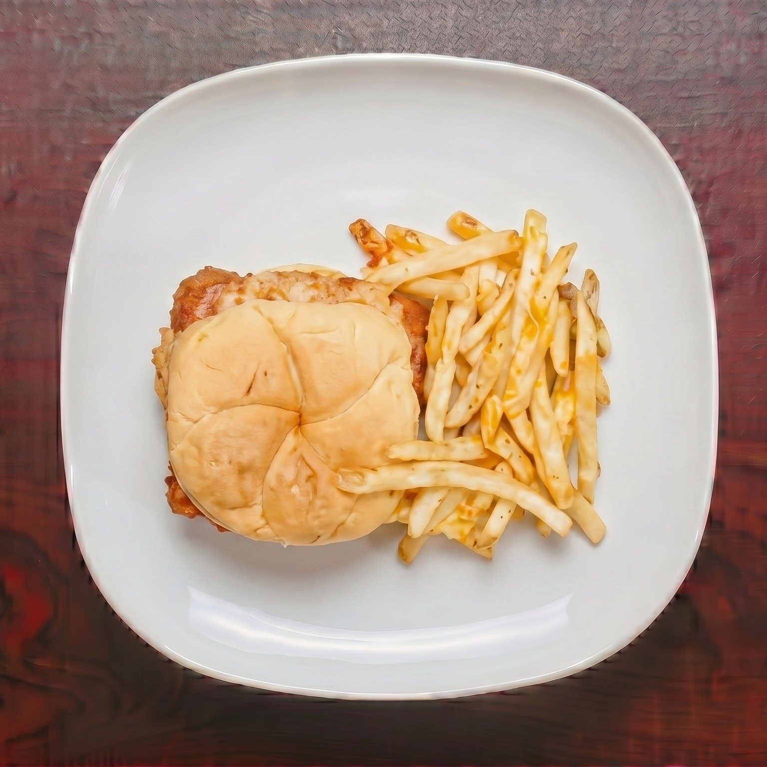 Eggplant Parmesan Sandwich.