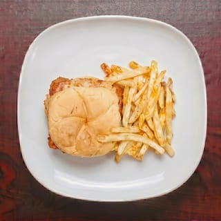Eggplant Parmesan Sandwich