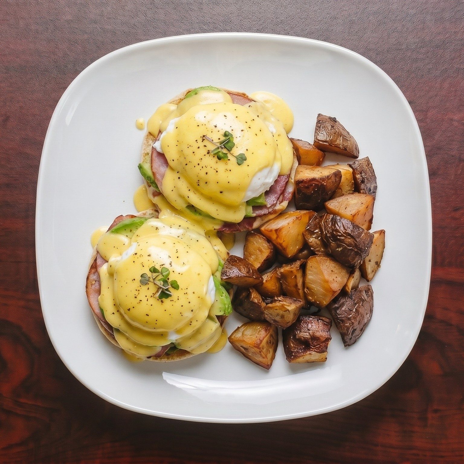 Avocado Benedict.