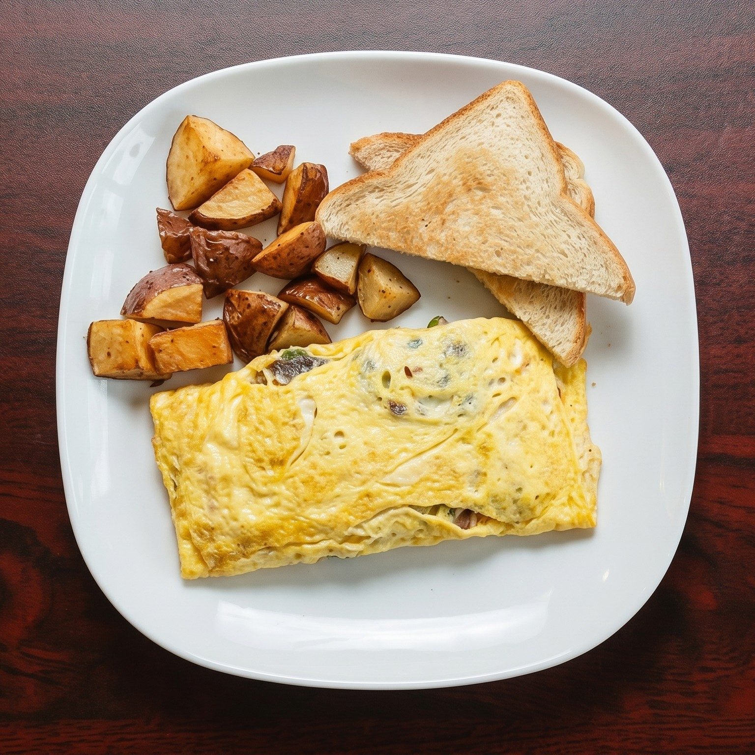 Steak Tip Omelette.