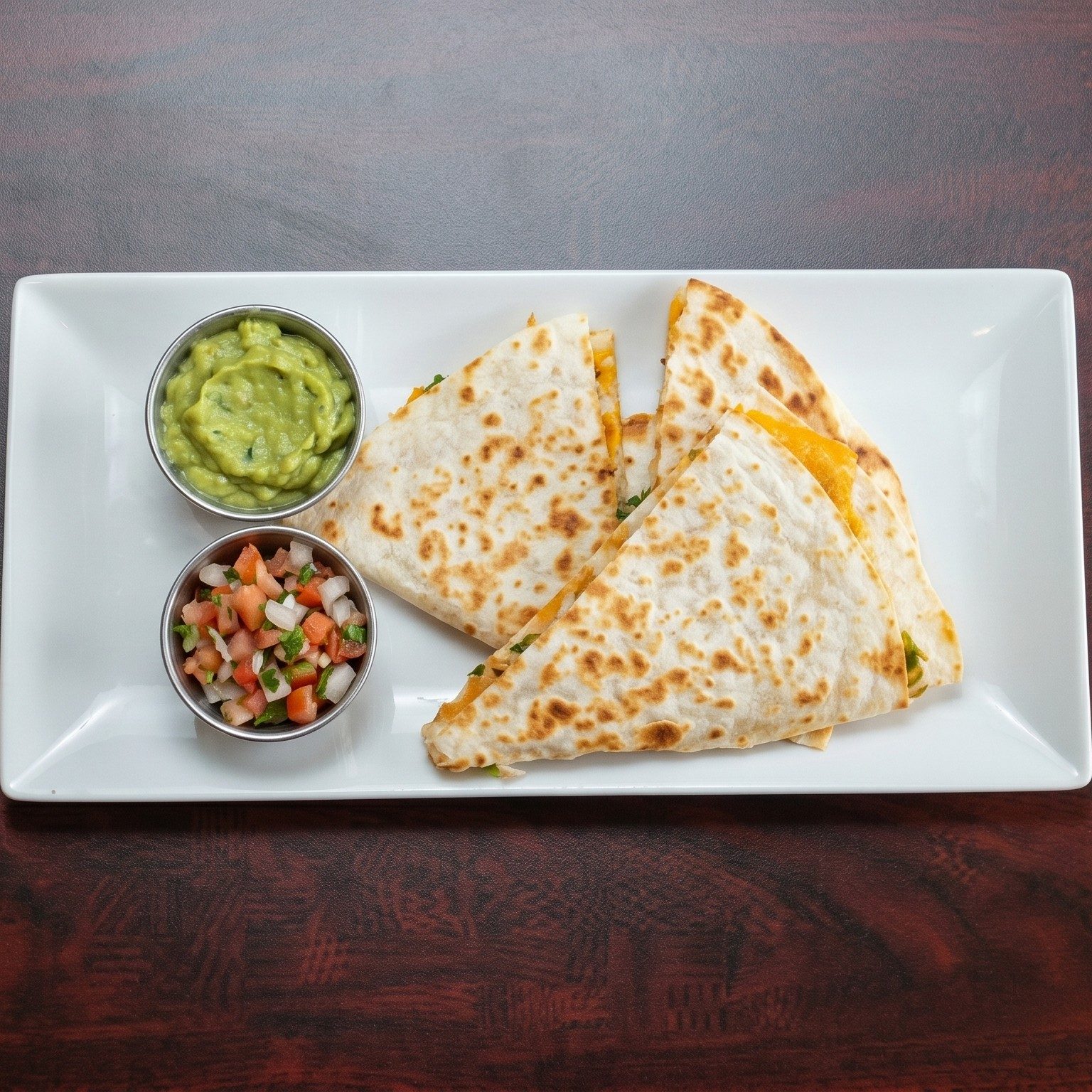 3 Cheese Quesadilla.