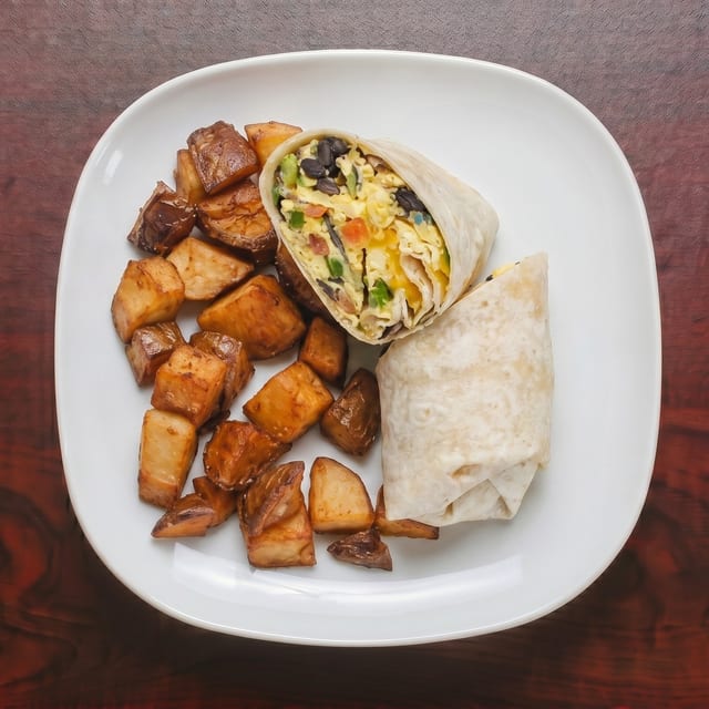 Breakfast Burrito Wrap.