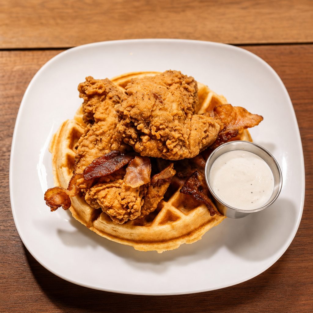 Chicken & Waffle.