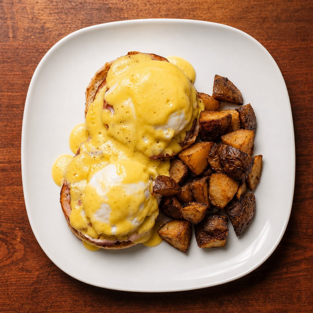 Smoked Salmon Benedict.