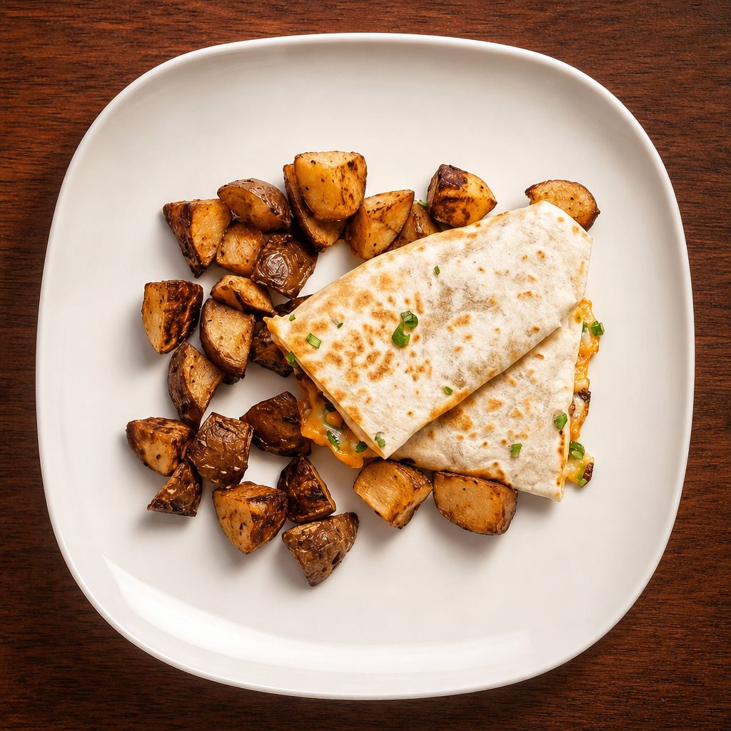 Breakfast Steak Wrap.