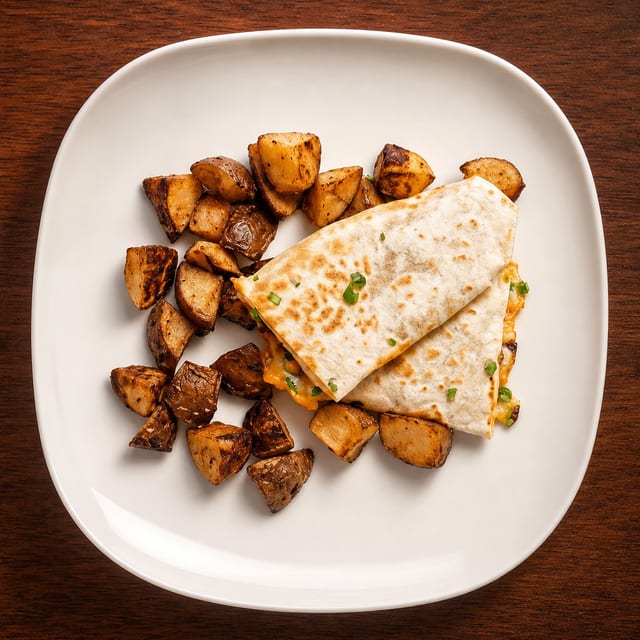 Breakfast Steak Wrap.