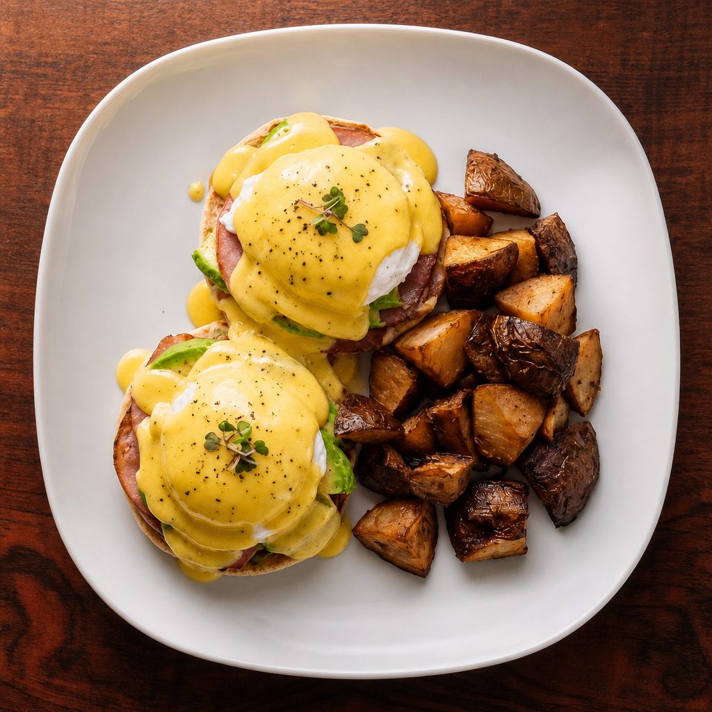 Avocado Benedict.