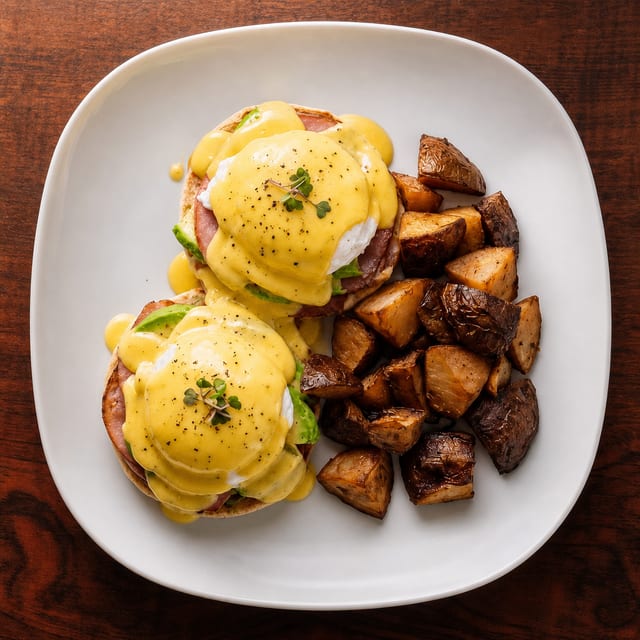 Avocado Benedict.